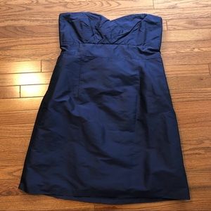 Coren Moore dark purple strapless silk Dress size 18